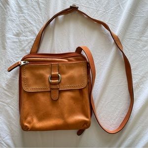 Fossil Leather Crossbody Bag